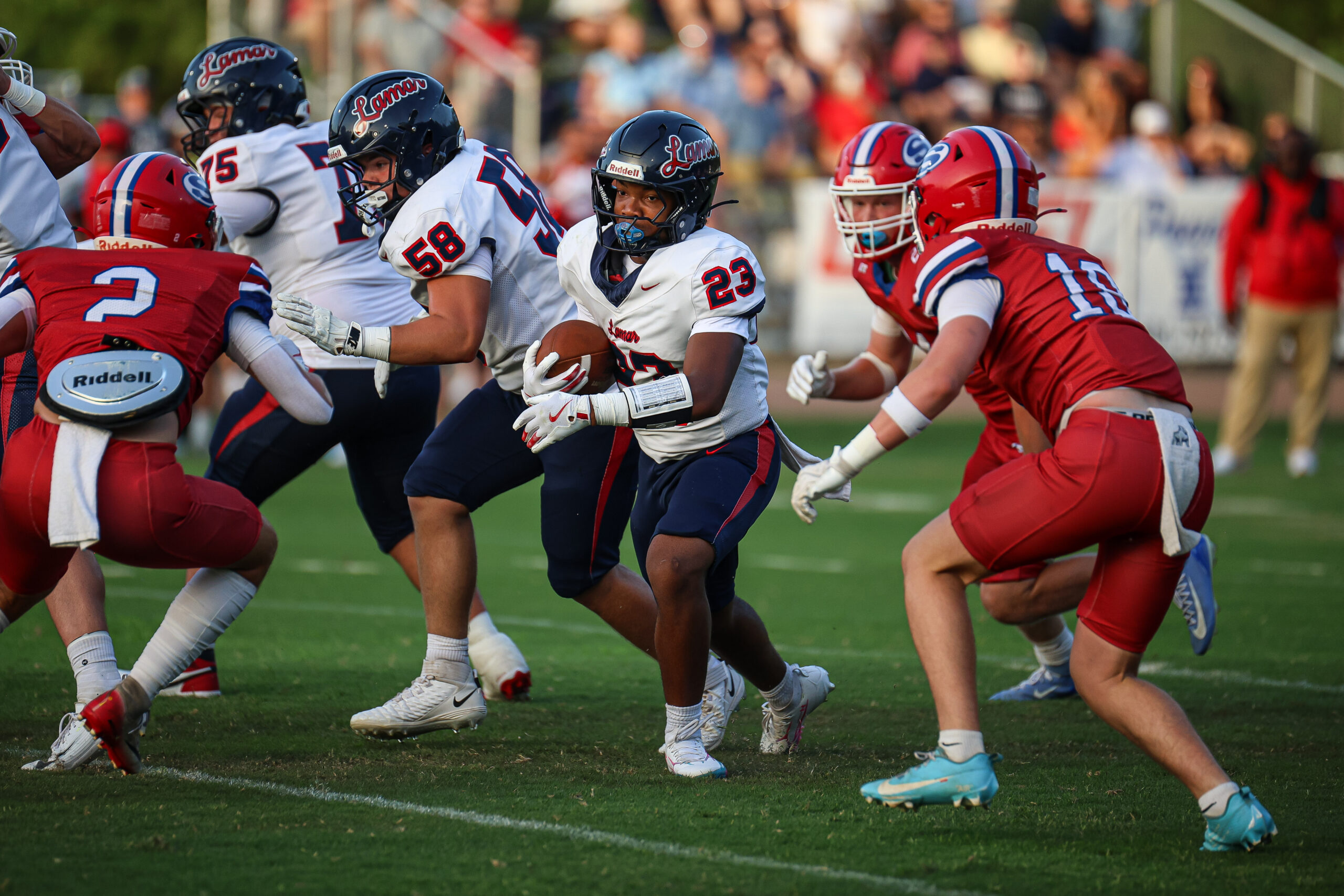 Run game guides Lamar over Simpson
