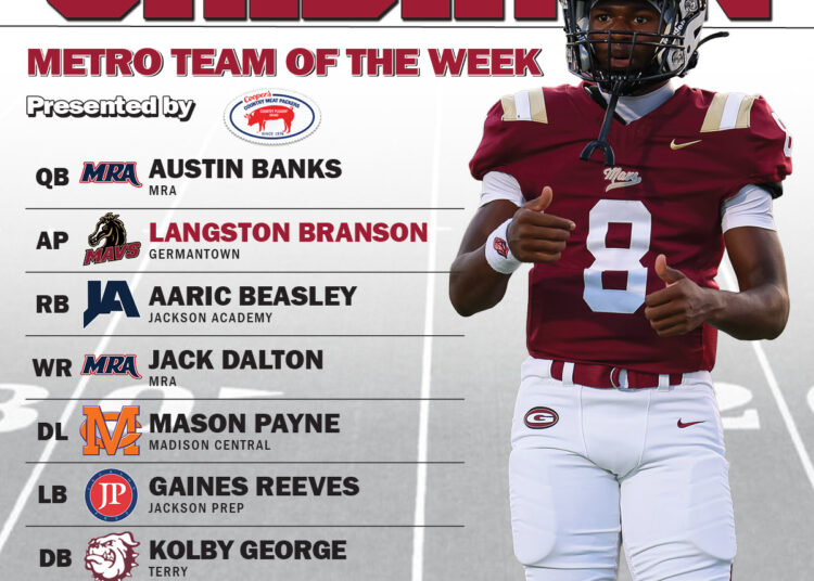 Mississippi Gridiron Metro Team of the Week – Week 2