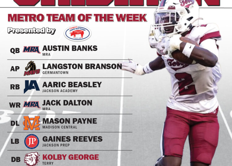 Mississippi Gridiron Metro Team of the Week – Week 2