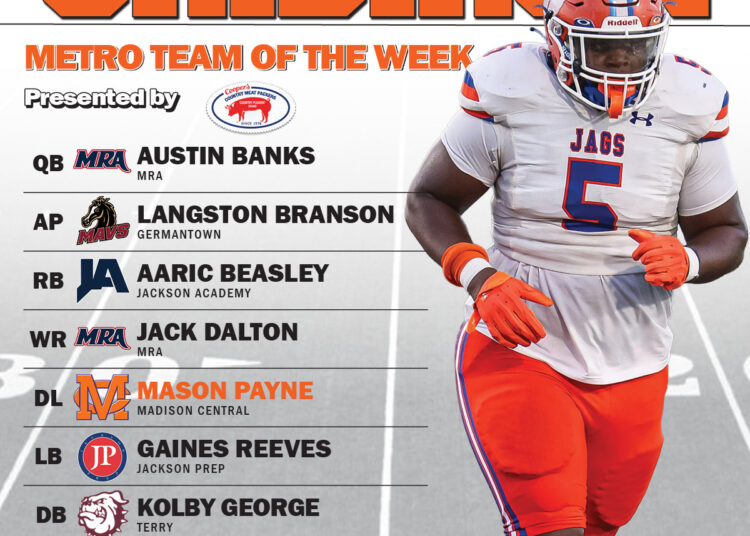 Mississippi Gridiron Metro Team of the Week – Week 2